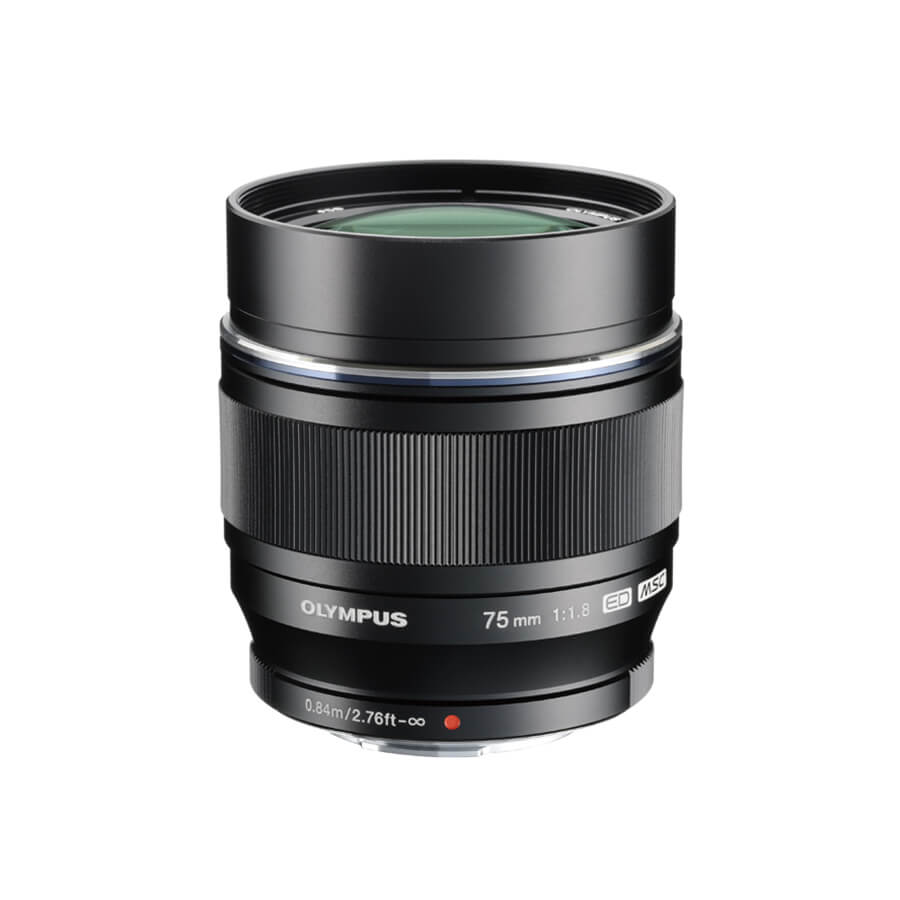 M.ZUIKO DIGITAL ED 75mm F1.8 美品 フード付き